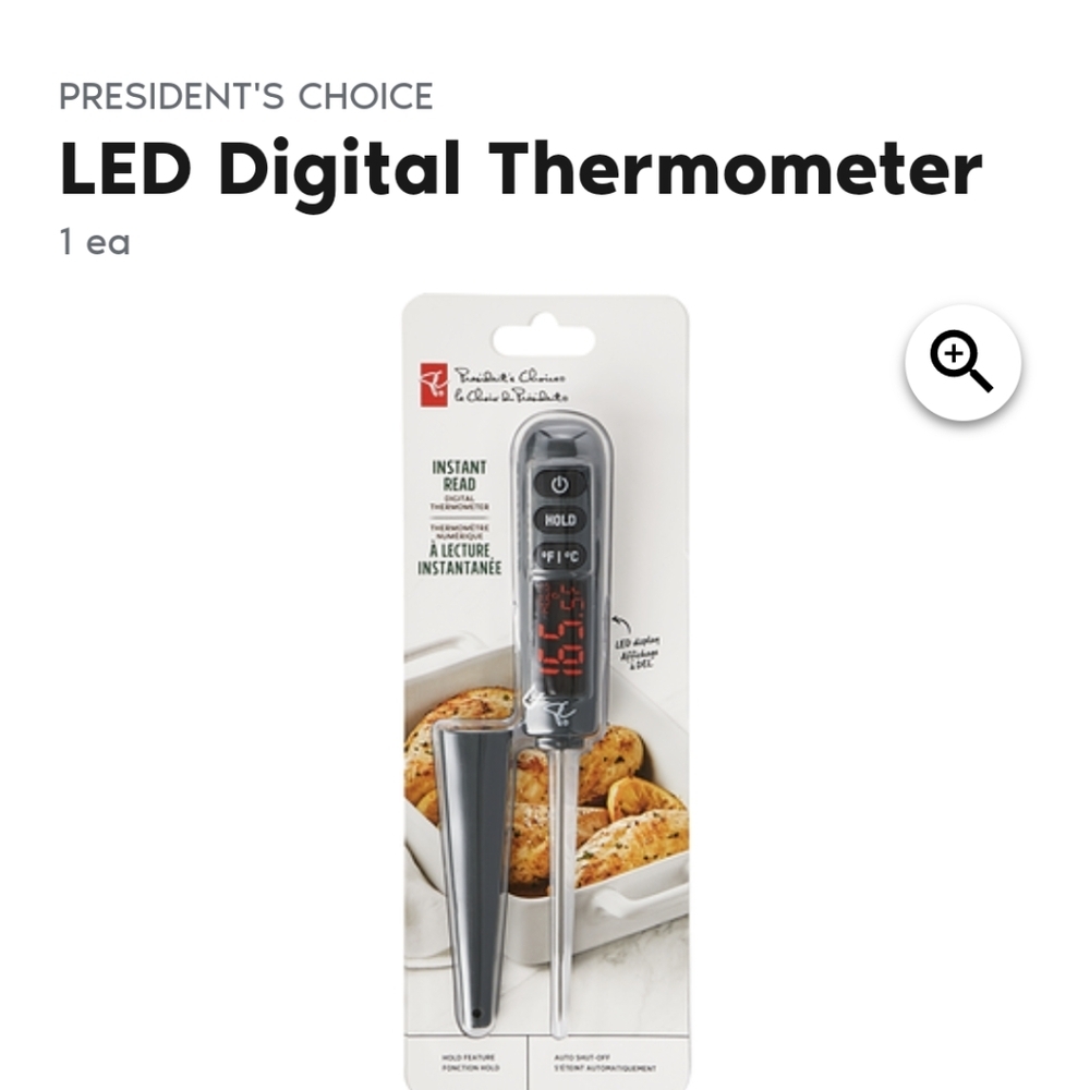 New PC Instant Read  digital Thermometer with case New in box.